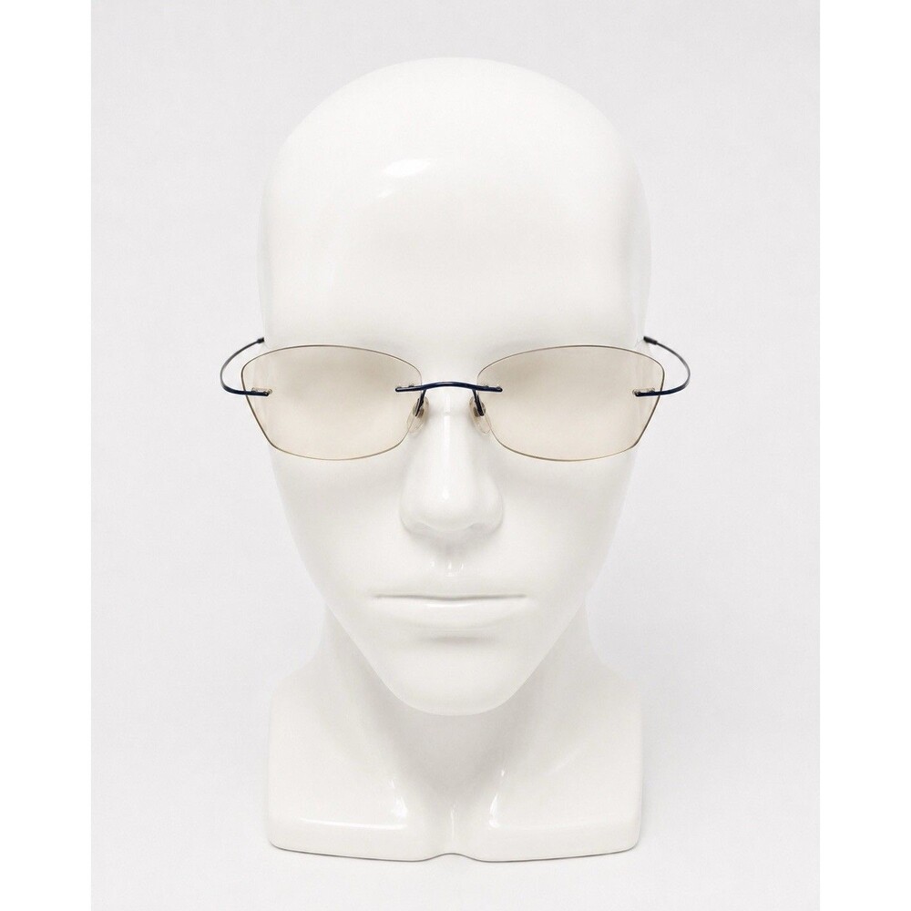 Silhouette 5515 CW 4640 Metallic Blue Eyeglass Frames 52-17-140 Austria